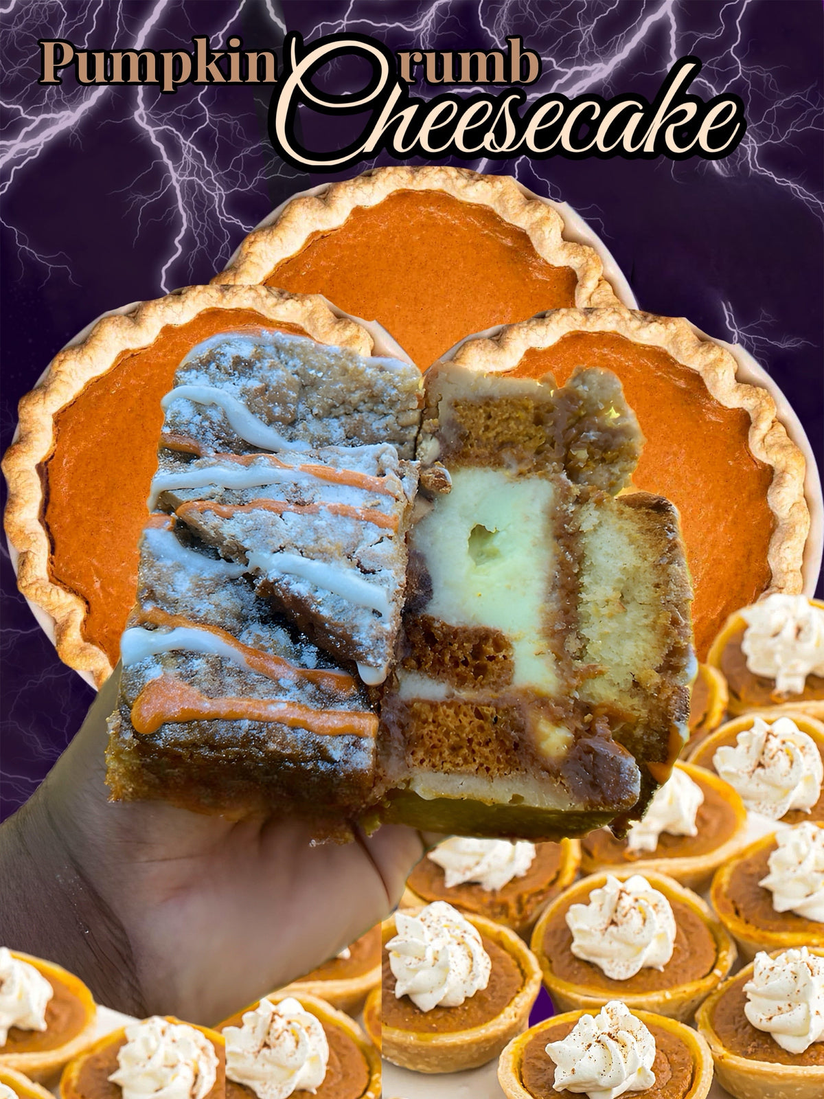 Pumpkin Crumb Cheesecake