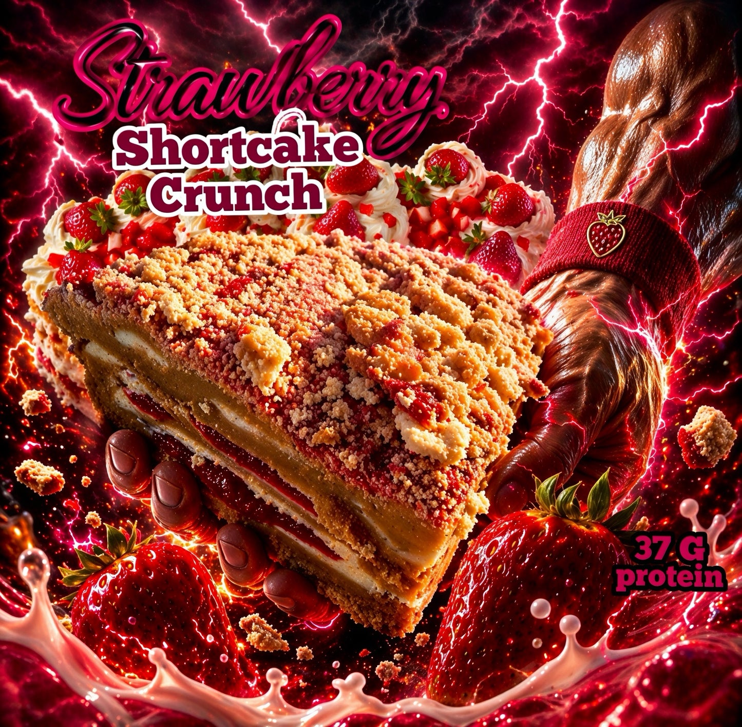 Strawberry Shortcake Crunch