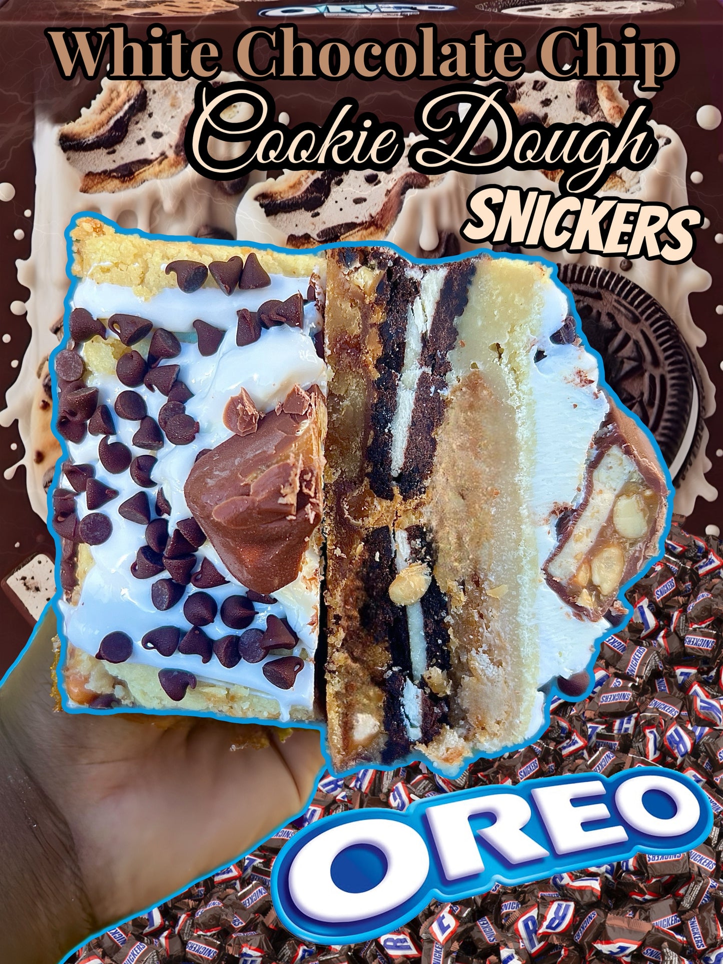 White Chocolate Chip Cookie Dough Snickers