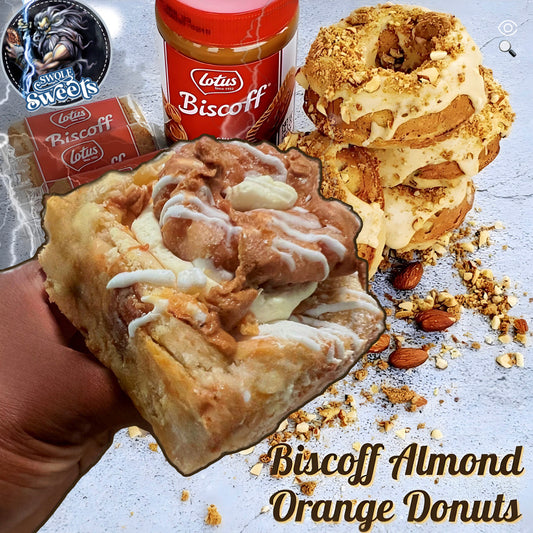 Biscoff Almond Orange Doughnut